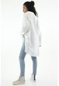 Camisa Crudo Semitransparente Para Mujer de topmark