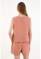 Topmark Camisa Manga Sisa Con Bordado En Ruedo Para Mujer de topmark