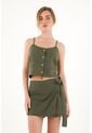 Topmark Camisa Verde De Tiras Para Mujer de topmark