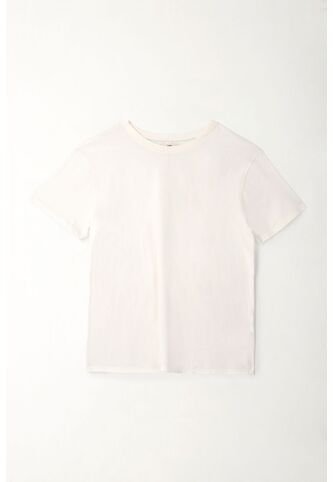 Topmark Camiseta Básica Con Aberturas En Espalda Crudo Para Mujer topmark