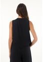 Topmark Chaleco De Tiras En Delantero Negro Para Mujer de topmark