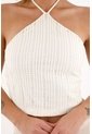 Topmark Crop Top Crudo Cuello Halter Para Mujer de topmark
