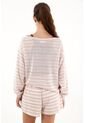 Topmark Buzo Cuello Bandeja A Rayas Para Mujer de topmark