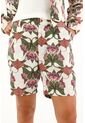 Topmark Bermuda Tiro Alto Estampada Para Mujer de topmark
