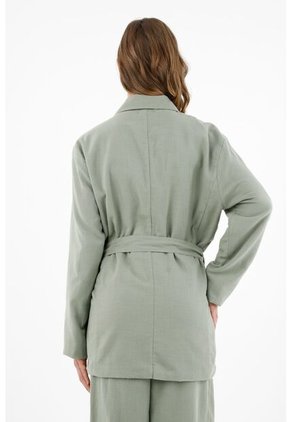 Chaqueta Verde Tipo Blazer Para Mujer