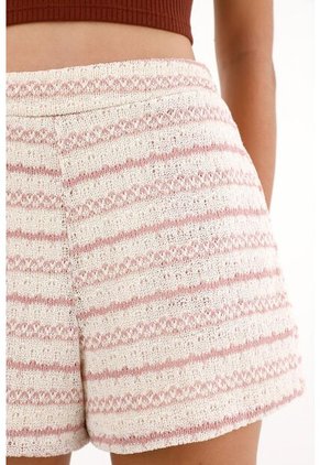 Topmark Short Con Diseño A Rayas En Tejido De Punto Para Mujer