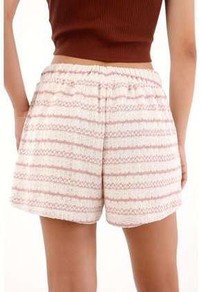 Topmark Short Con Diseño A Rayas En Tejido De Punto Para Mujer