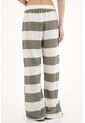 Topmark Pantalón Recto Tejido Con Diseño A Rayas Para Mujer de topmark