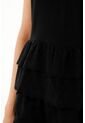 Topmark Camisa Negra De Tiras Con Boleros Para Mujer de topmark