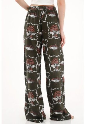 Topmark Pantalón Recto Estampado Para Mujer