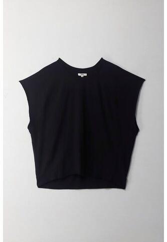 Topmark Camiseta Con Cortes Verticales Negra Para Mujer topmark