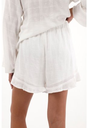Topmark Short Con Bolero Y Tela Con Textura Crudo Para Mujer