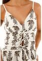 Topmark Vestido Corto Con Estampado De Flores Para Mujer de topmark