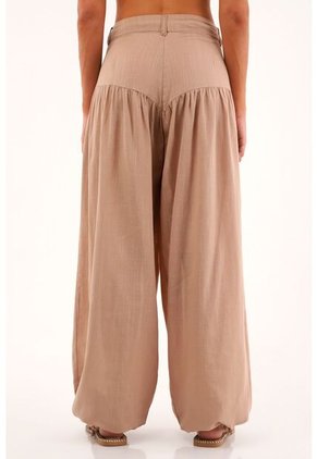 Pantalón Wide Leg Tiro Alto Para Mujer
