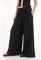 Topmark Pantalón Wide Leg Amplio Negro Para Mujer de topmark