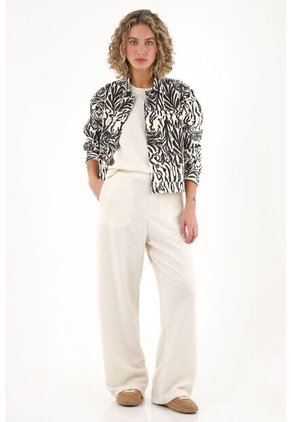 Topmark Pantalón Bota Recta Crudo Para Mujer