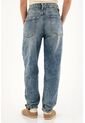 Topmark Jean Boyfriend Con Ruedo Al Corte Azul Para Mujer de topmark