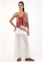 Camisa Con Detalles De Boleros Rosada Para Mujer de topmark