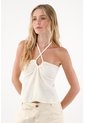 Topmark Camiseta Strappless Crudo Para Mujer de topmark
