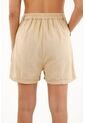Bermuda De Tiro Alto Con Guardapolvo Para Mujer de topmark