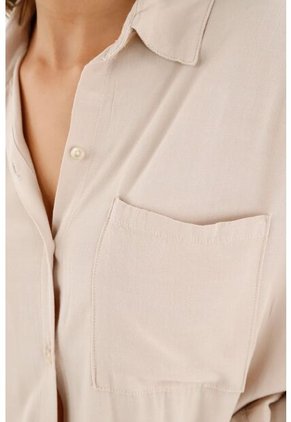 Camisa Oversize Gris Para Mujer