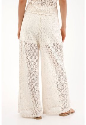 Topmark Pantalón Oversize Tejido Crudo Para Mujer