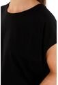 Topmark Camiseta Negra De Silueta Amplia Para Mujer de topmark