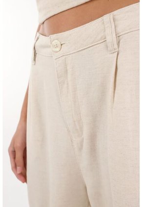 Topmark Pantalón Recto Clásico Crudo Para Mujer