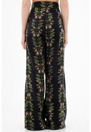 Pantalón Clásico Estampado Para Mujer