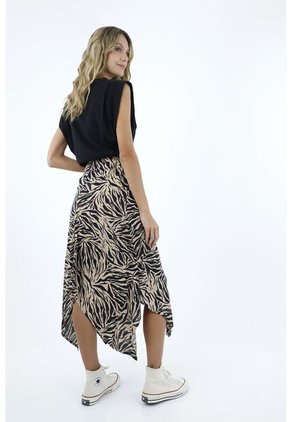 Falda Estampado Animal Print Para Mujer