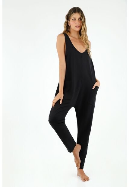 Enterizo Negro Para Mujer