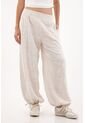 Topmark Pantalón Jogger Con Bordado A Tono Crudo Para Mujer de topmark
