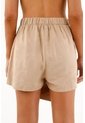 Topmark Falda Short Crudo Con Tapa Delantera Para Mujer de topmark