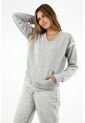 Buzo Gris Para Mujer de topmark
