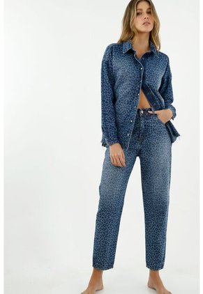 Jean Animal Print Para Mujer