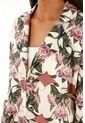 Topmark Abrigo Tipo Blazer Estampado Para Mujer de topmark
