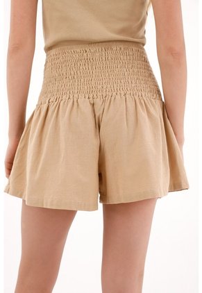 Topmark Falda Short Con Estampado Especial Crudo Para Mujer