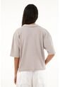 Topmark Camiseta Gris De Silueta Amplia Para Mujer de topmark