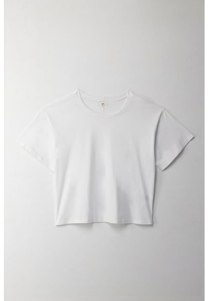 Camiseta Oversize Blanca Para Mujer