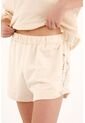 Bermuda Con Pretina Elástica Crudo Para Mujer de topmark