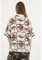 Topmark Camisa Tipo Bowling Estampada Para Mujer de topmark