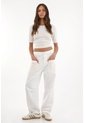 Topmark Pantalón Tipo Horseshoe Crudo Para Mujer de topmark