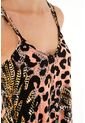 Vestido Largo Estampado Animal Print Para Mujer de topmark
