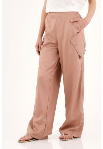 Pantalón Oversize Con Bolsillos Tipo Cargo Para Mujer topmark