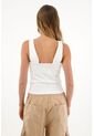 Topmark Camiseta Con Escote Asimétrico Blanca Para Mujer de topmark