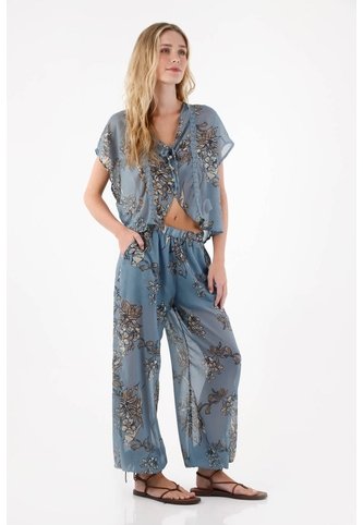 Topmark Pantalón Con Estampado Floral Para Mujer topmark