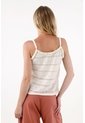 Topmark Top Para Mujer Poliéster Crudo Recto Con Lazo Frontal de topmark