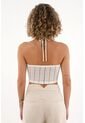 Topmark Crop Top Crudo Cuello Halter Para Mujer de topmark