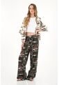 Topmark Pantalón Recto Estampado Para Mujer de topmark