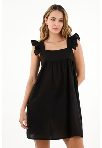 Topmark Vestido De Tiras Con Bolero Negro Para Mujer topmark